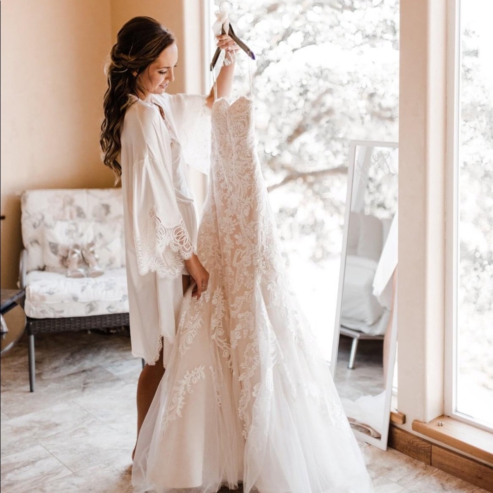 Victoria’s Secret White Satin Bridal Robe